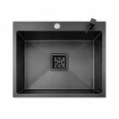 Cuba Gourmet Quadrada Aço Inox 60x40cm Black - Construinox